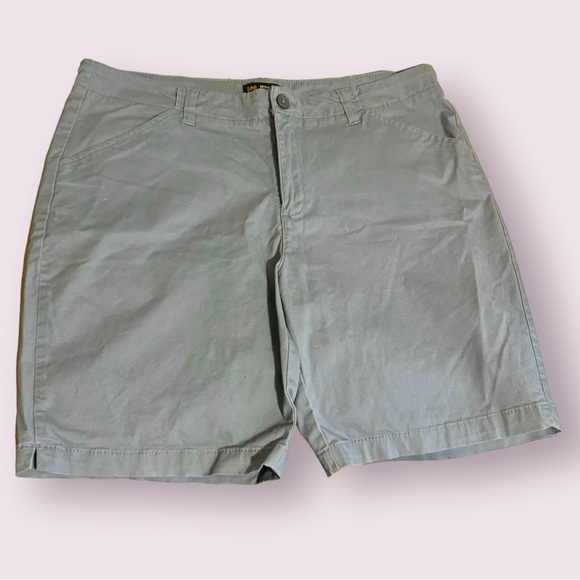 Lee Shorts, Mid-Rise, Regular Fit, Grey - Picture 1 of 4